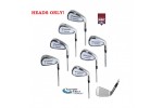 AGXGOLF TCI Tour Edition Irons Heads: Set of 6 Heads 5-PW Stainless Steel .370 Hosel Right Hand Optional 4 Iron and/or Sand Wedge